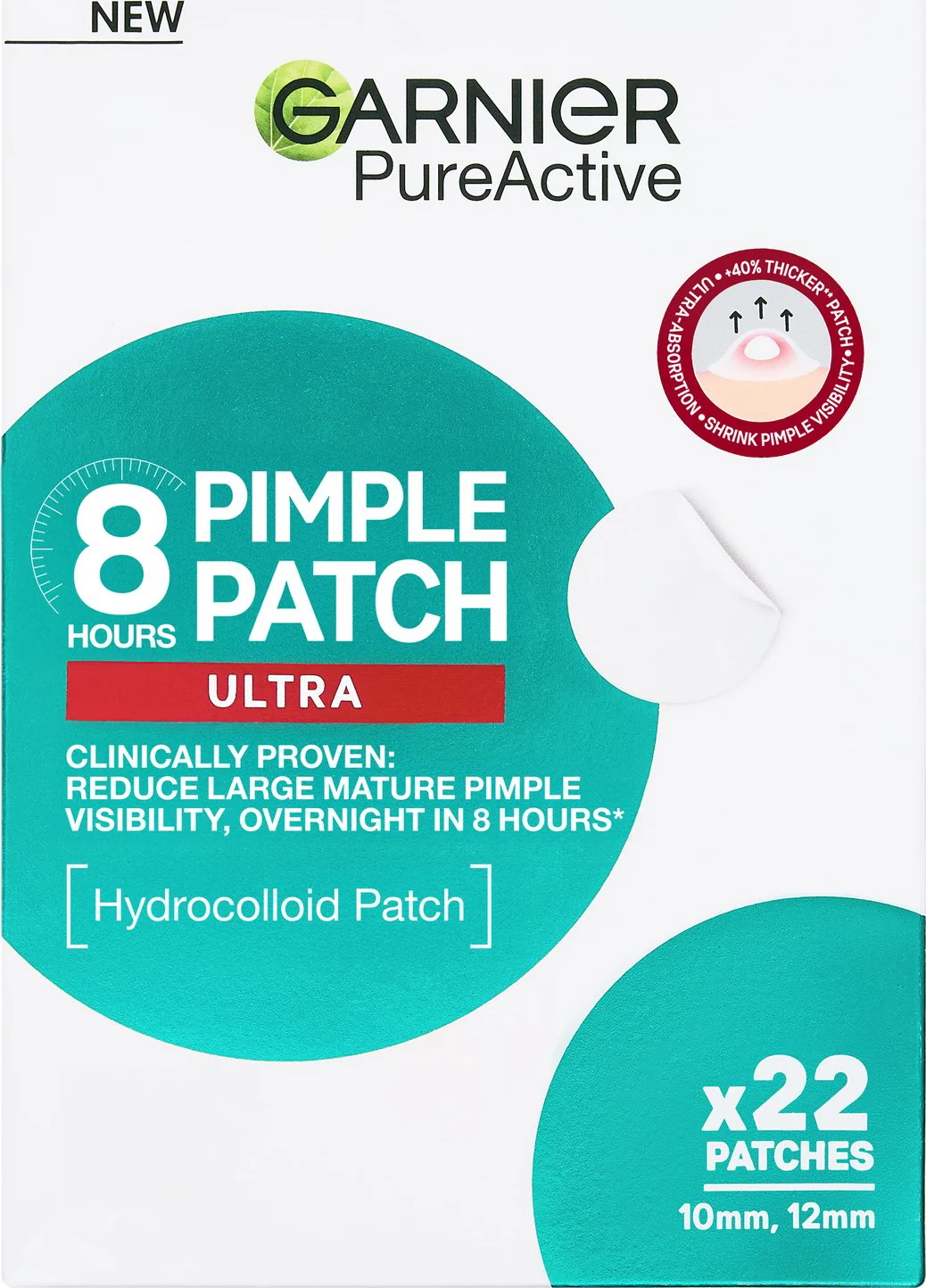 Garnier Pure Active Pimple Patch Ultra 22ST