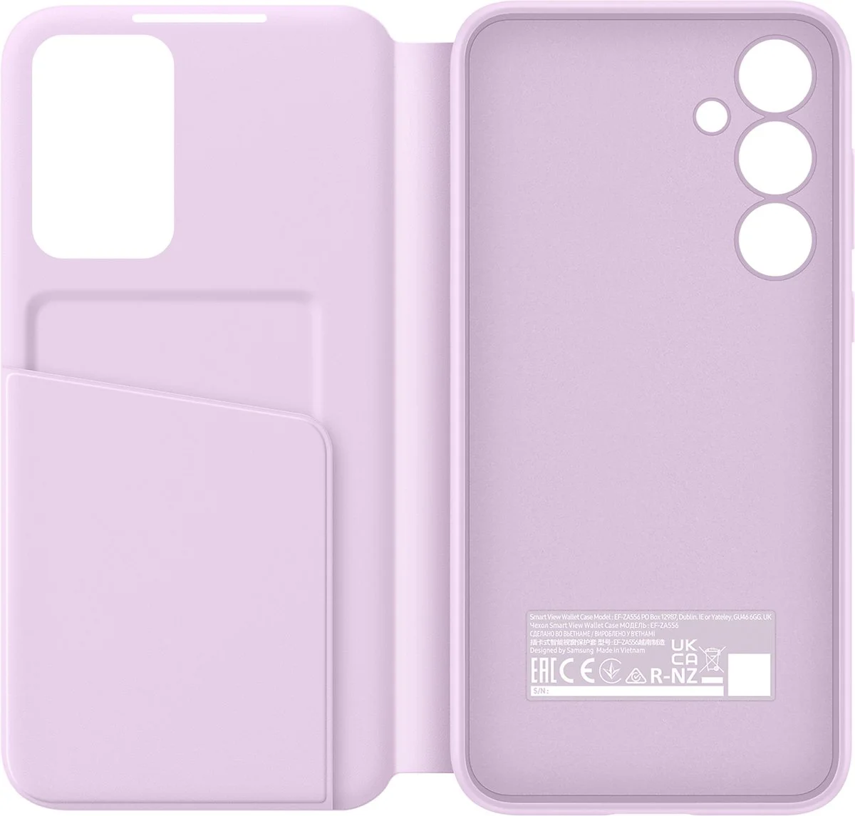 Samsung Galaxy A55 Smart View Book Case Roze
