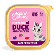 Edgard & Cooper Kattenvoer Kitten Pate Eend - Kip 85 gr