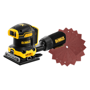 DeWalt DCW200NT-XJ (zonder accu) + DeWalt Schuurstrook 115x115mm K120 (25x)