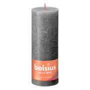 Bolsius Rustiek Stompkaars Stormy Grey 190/68