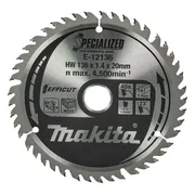 Makita Cirkelzaagblad voor Hout | Efficut | Ø 136mm Asgat 20mm 45T - E-12136