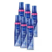 6x NIVEA Haarmousse Care & Hold Extra Strong 150 ml