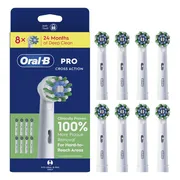 Oral-B Pro Cross Action Wit (8 stuks)