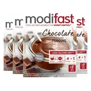 4x Modifast Weight Control Pudding Chocolade 8 x 55 gr