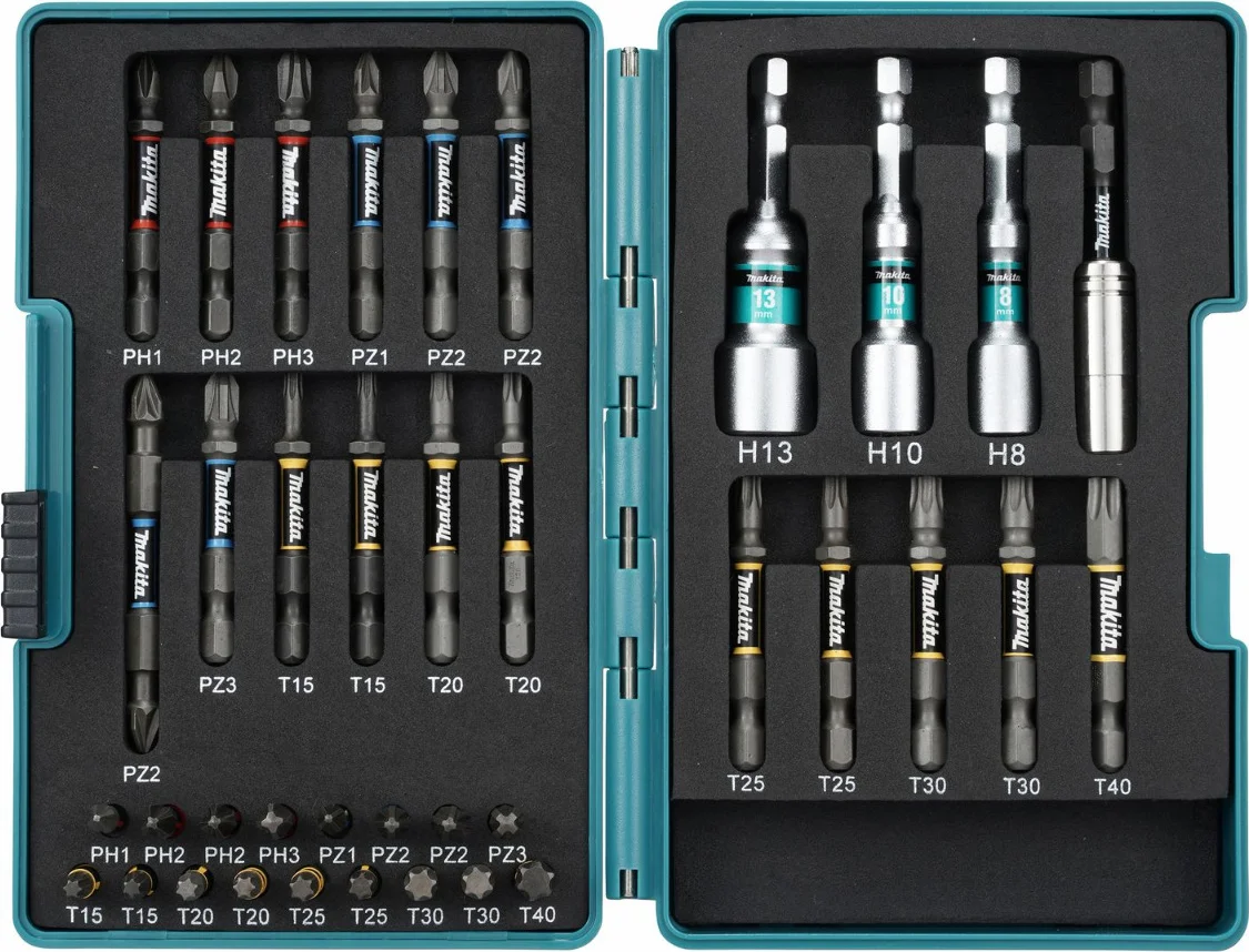 Makita E-26179 Impact Premier slagschroefbitset 38-delig
