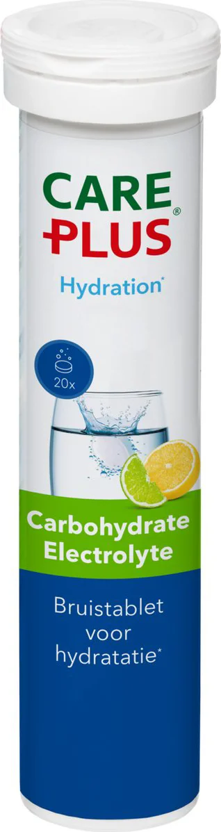 Care Plus Hydration Carbohydrate Electrolyte Bruistablet Lemon/Lime 20ST