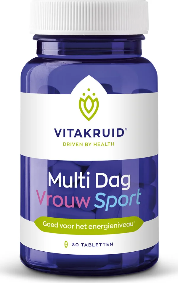 Vitakruid Multi Dag Vrouw Sport 30 tabletten