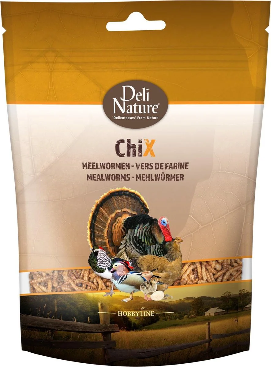 Deli Nature Chix Meelwormen 200 gr
