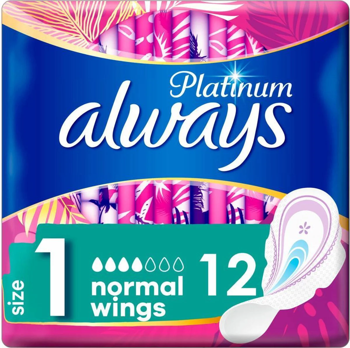 Always Maandverband Platinum Normal 12 Stuks