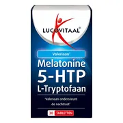 3x Lucovitaal Melatonine 5-HTP L-Tryptofaan 30 tabletten