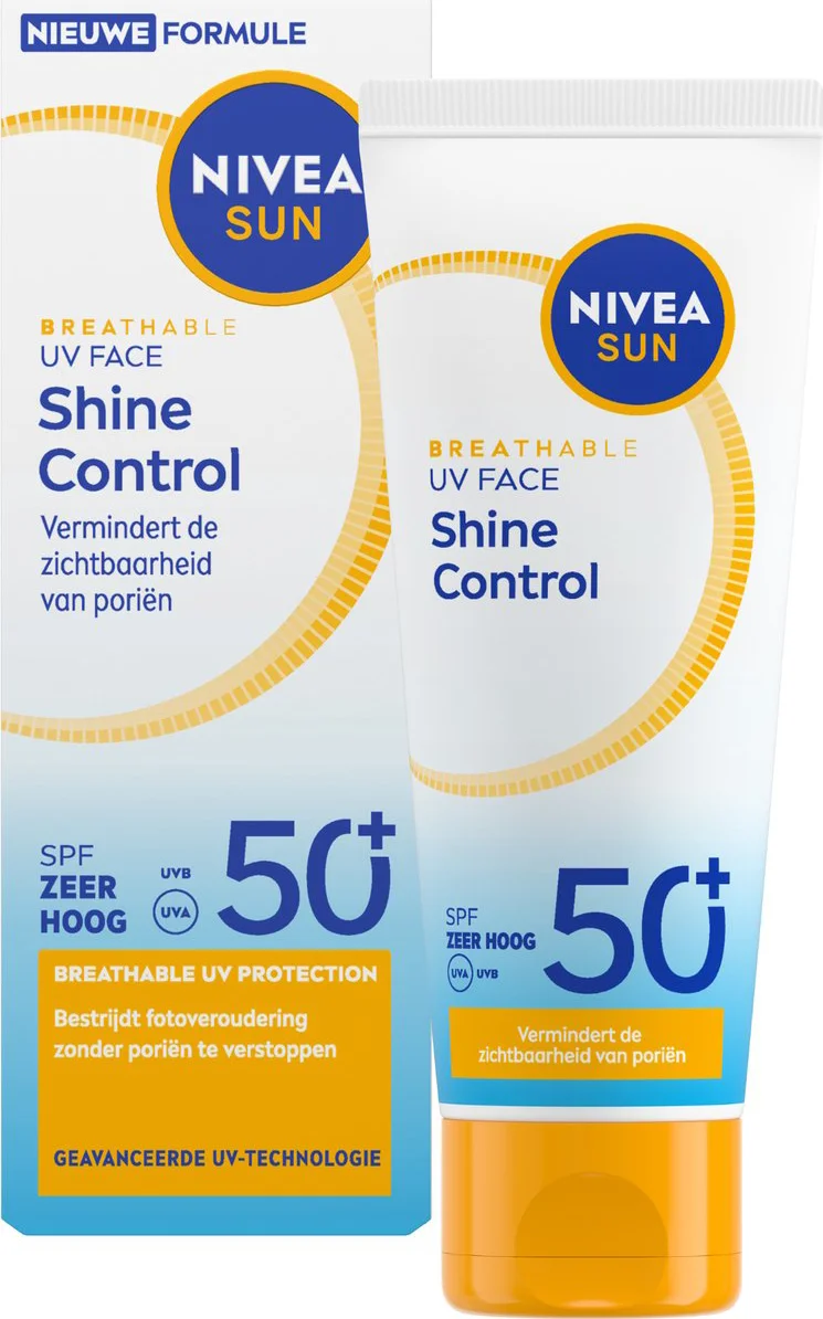 Nivea Sun Breathable UV Face Shine Control SPF50+ 40ML