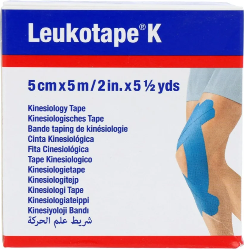 Leukoplast Leukotape K Kinesiotape Blauw 5cmx5m