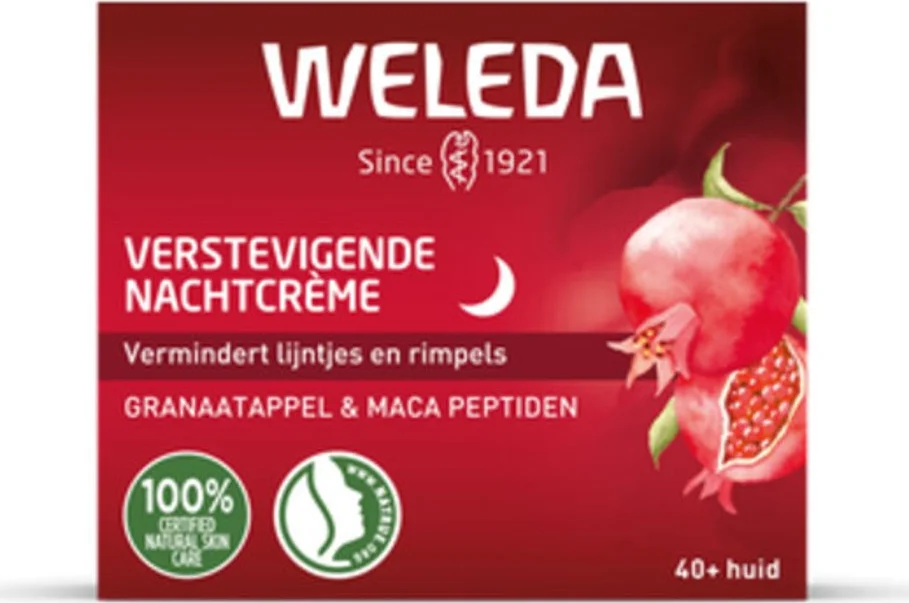 3x WELEDA Granaatappel & Maca Verstevigende Nachtcrème 40 ml