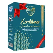 10x Renske Hondenvoer Vers Gestoomd Complete Menu Kerstdiner Kalkoen & Cranberry 395 gr