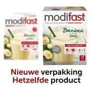 4x Modifast Weight Control Milkshake Banaan 8 x 55 gr