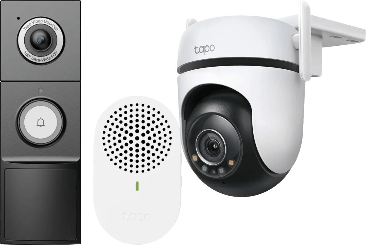 TP-Link Tapo C520WS + D235 Smart Battery & Wired Doorbell
