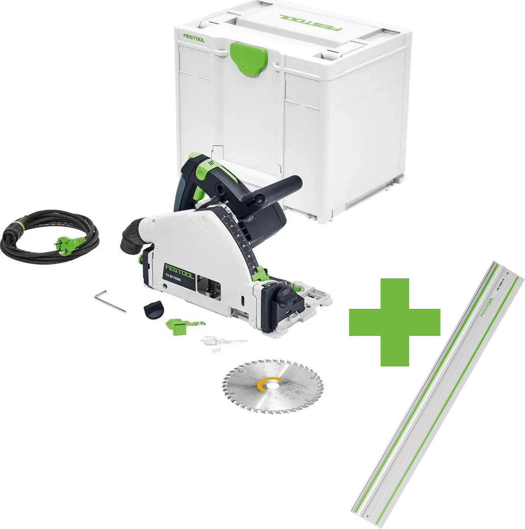Festool TS 55 FEBQ-Plus Invalzaag in Systainer - 576703