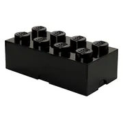 LEGO Opbergsteen met 8 noppen - zwart