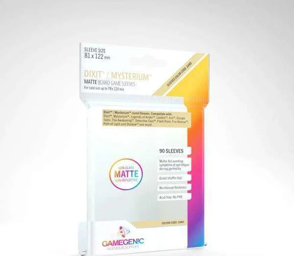 Gamegenic: Matte Board Game Sleeves - Sand