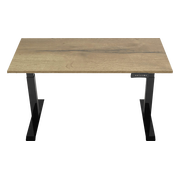 Euroseats Elektrisch Zit Sta Bureau 140 x 80 Zwart/Eiken
