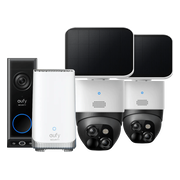 Eufycam Solocam S340 Duo Pack + Eufy Video Doorbell E340 + HomeBase 3