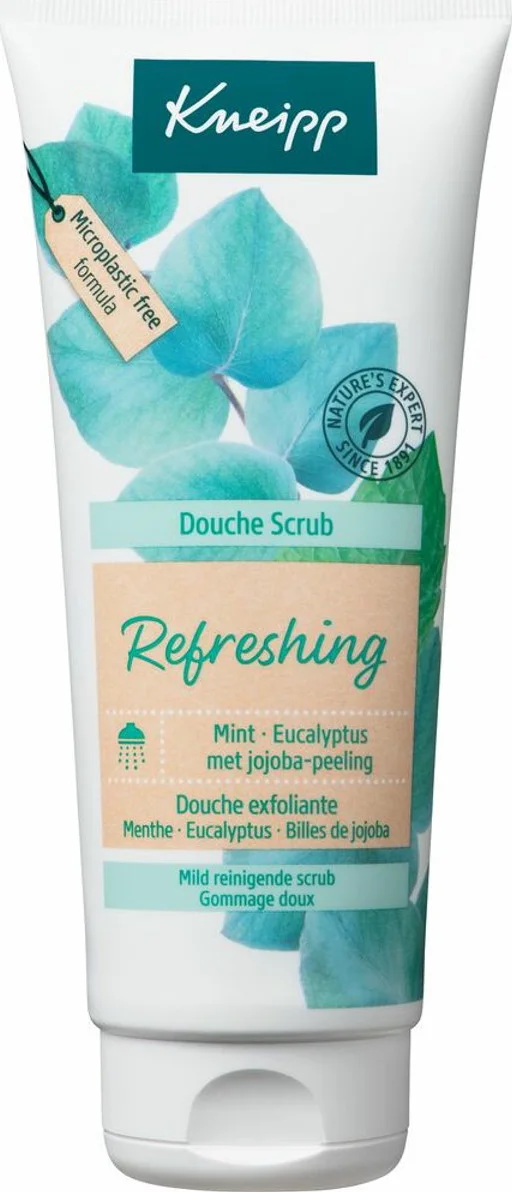 3x Kneipp Douche Scrub Refreshing Mint en Eucalyptus 200 ml