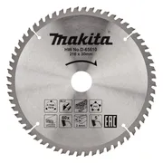 Makita Afkortzaagblad voor Multimaterial | Standaard | Ø 216mm Asgat 30mm 60T - D-65610