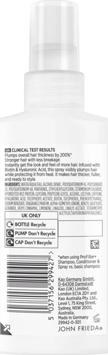 John Frieda PROfiller+ Thickening Haarspray 150 ml