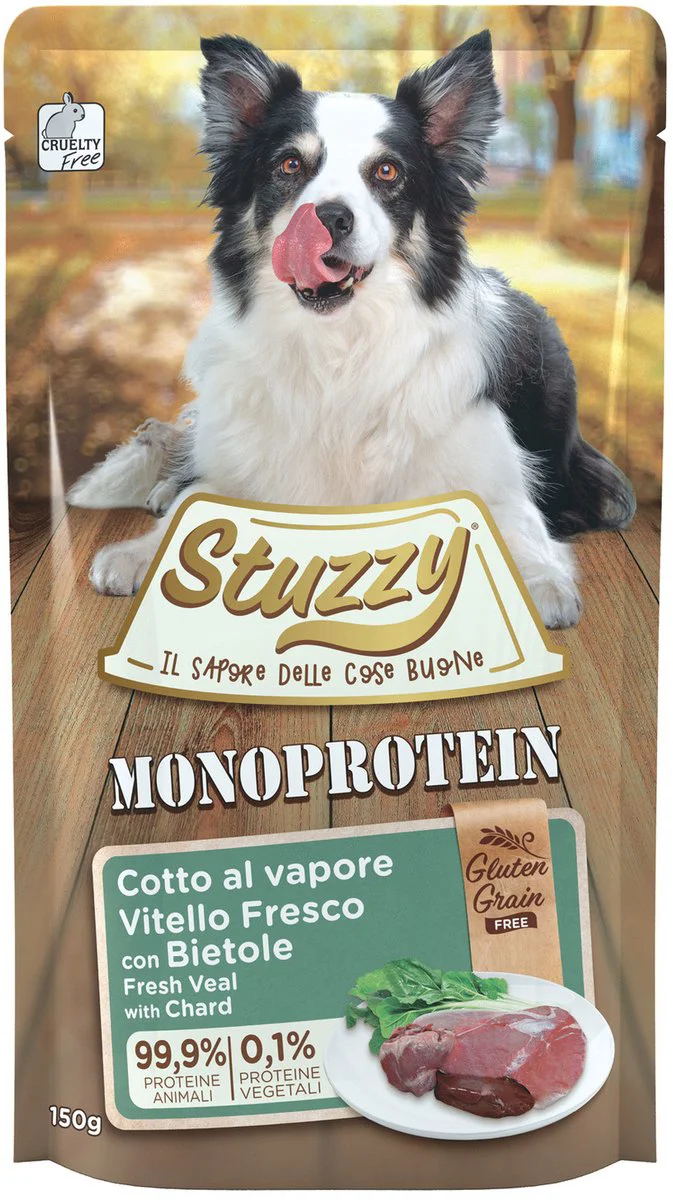 Stuzzy Hondenvoer Monoprotein Graanvrij Kalf - Snijbiet 150 gr