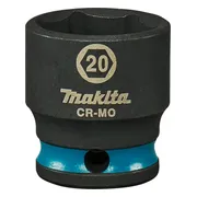 Makita E-16019 Impact Black Krachtdop 3/8" kort | 20 mm