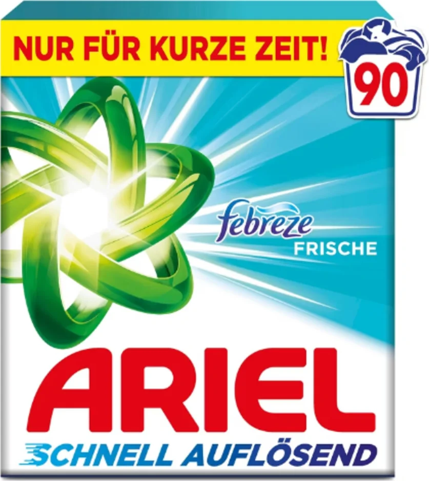 Ariel Waspoeder Febreze Fresh 90 Wasbeurten 4,95 kg