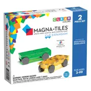 Magna-Tiles | Cars Groen & Geel 2 Stuks Set