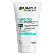 2x Garnier PureActive 3-in-1 Gezichtsreiniging met Klei Argile & Niacinamide 150 ml