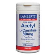Lamberts Acetyl-L-Carnitine 500mg Capsules 60CP