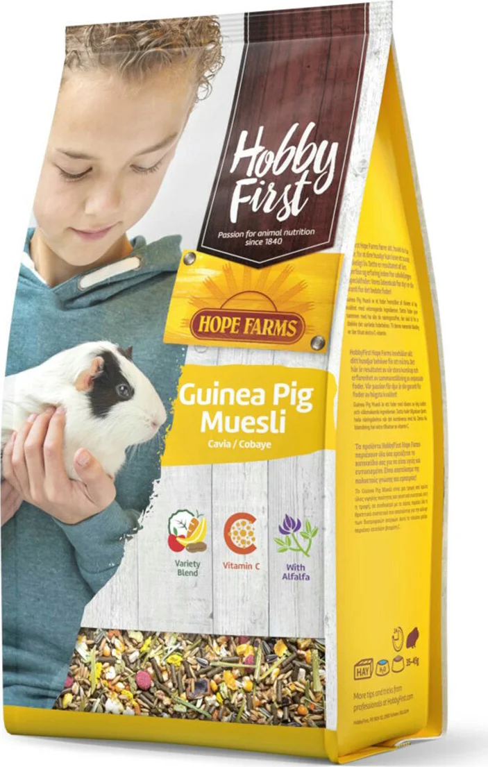 3x HobbyFirst Hope Farms Cavia Muesli 2,5 kg
