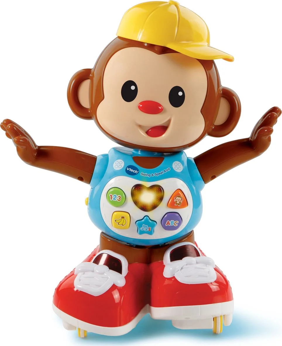 VTech Baby Swing & Speel Aap - Educatief Babyspeelgoed - 1 tot 3 Jaar