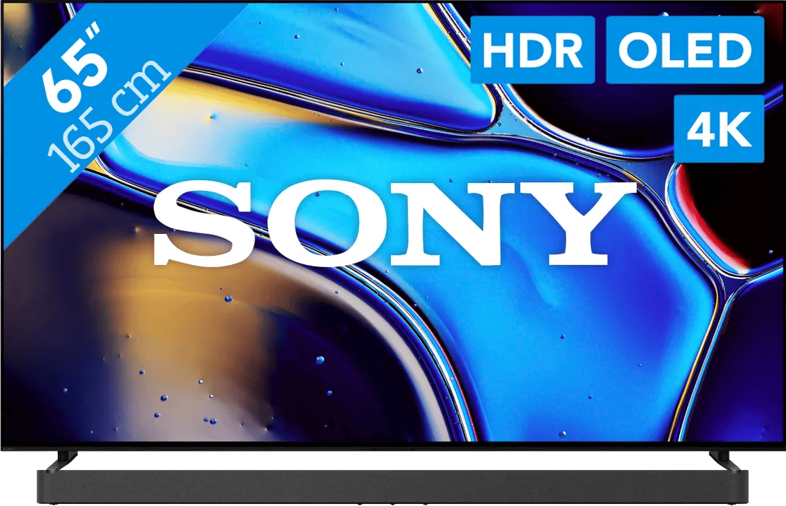 Sony 65'' Bravia 8 OLED 4K (2024) + Sony Bravia Theatre Bar 9 Zwart