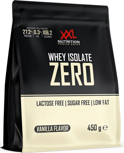 2x XXL Nutrition Whey Isolate Zero Vanille 450 gr