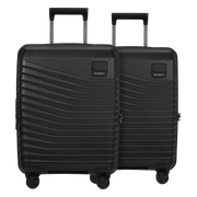 Samsonite Intuo Expandable Spinner 55cm Duo Pack Black