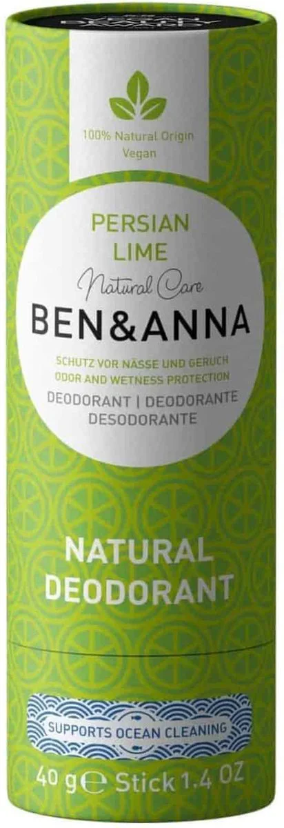 Ben & Anna Persian Lime Natural Soda Deodorant 40GR