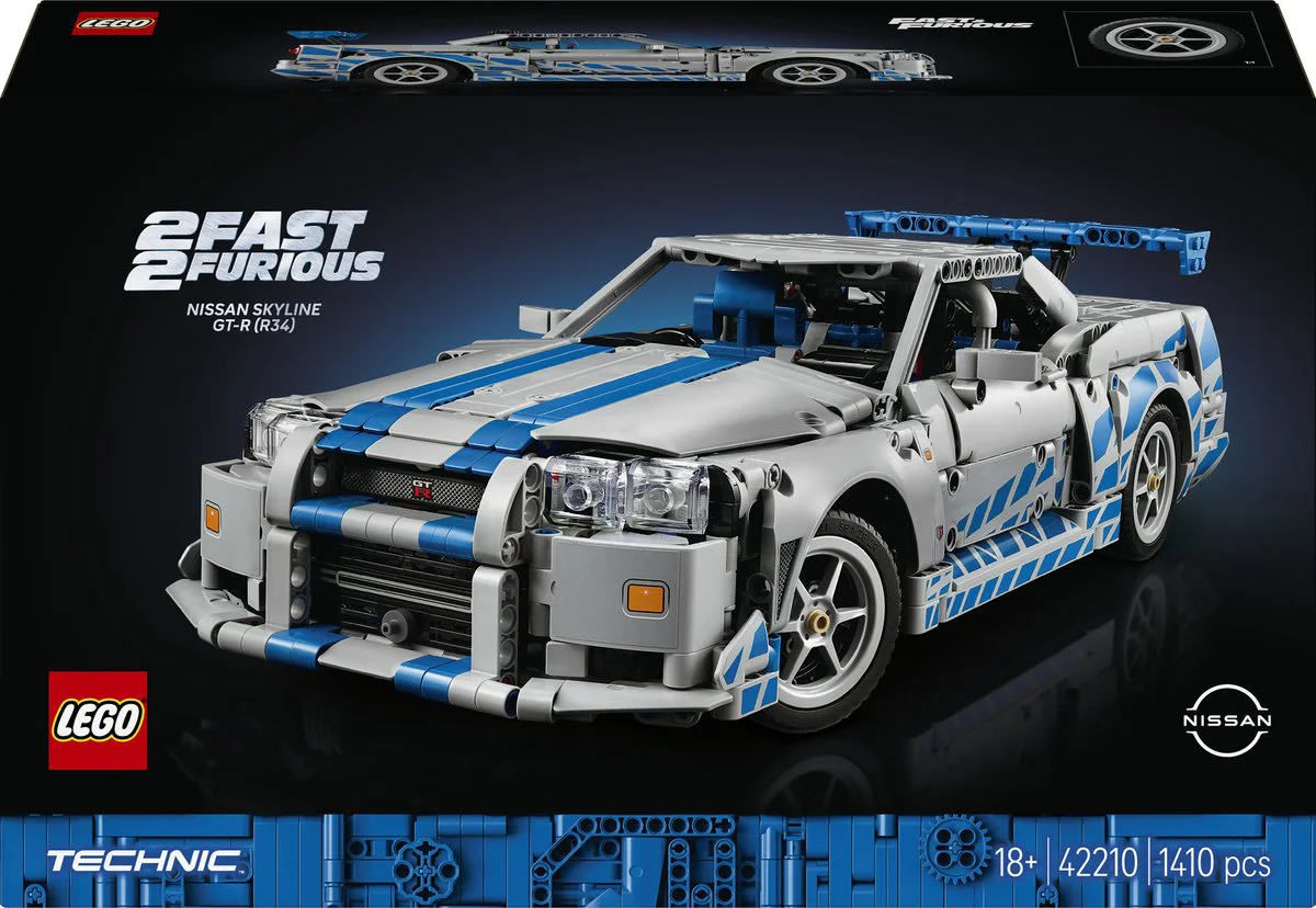 LEGO Technic 2 Fast 2 Furious Nissan Skyline GT-R (R34) auto 42210