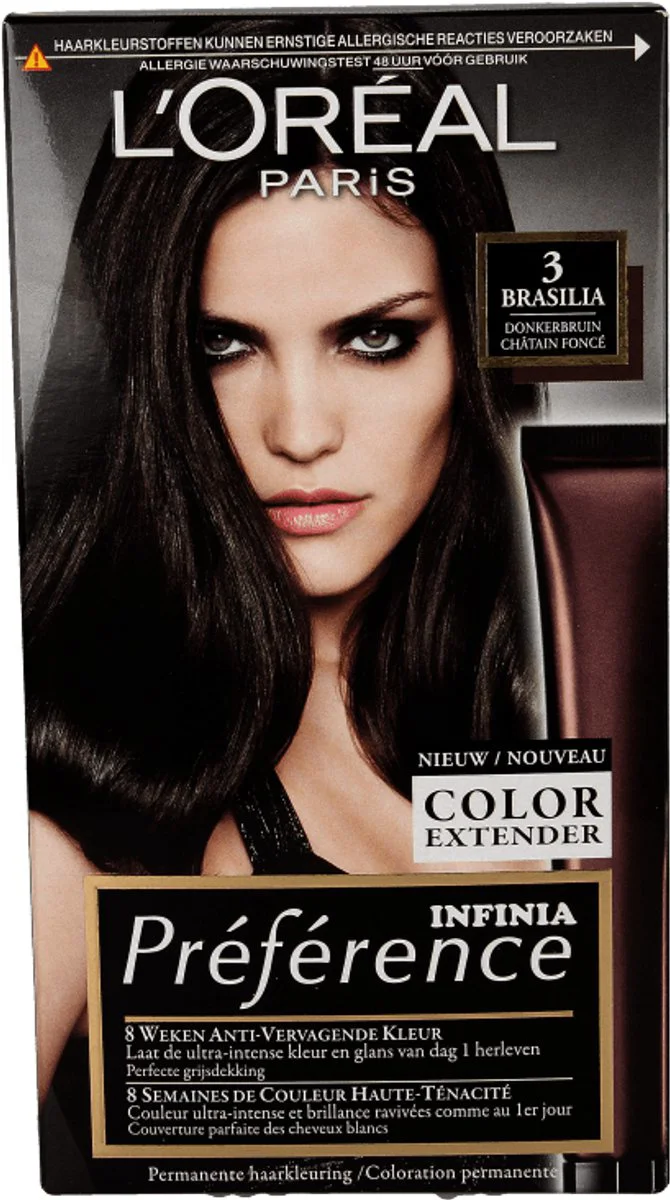 L'Oréal Préférence Permanente Haarkleuring 3.0 Donkerbruin
