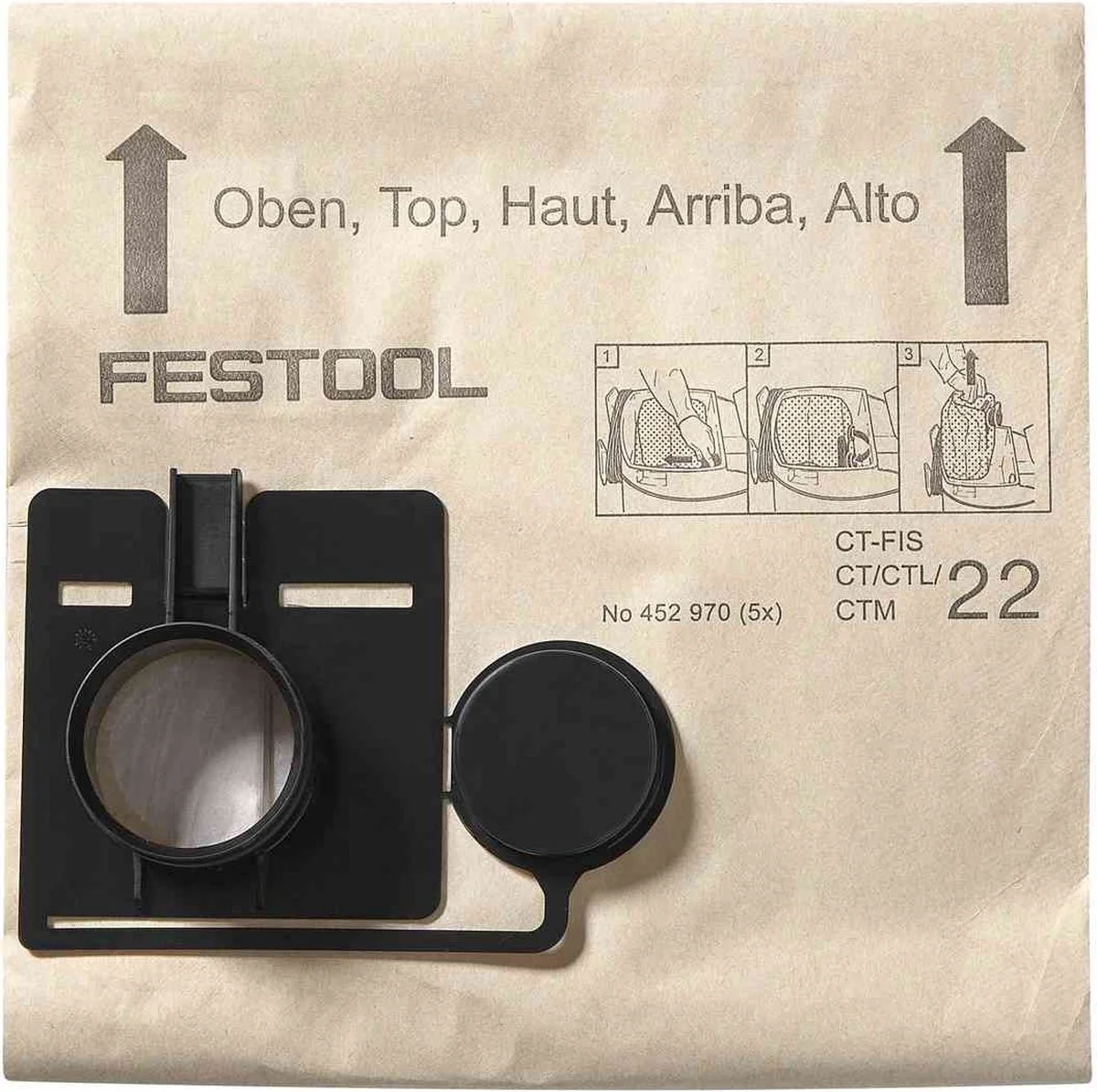 Festool FIS-CT 22/5 Filterzak - 452970