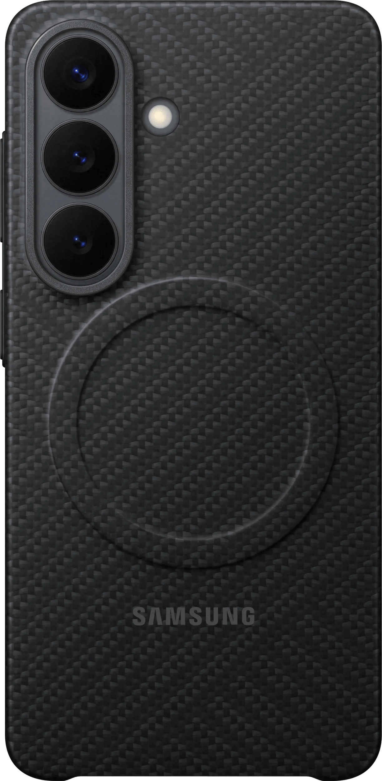 Samsung Galaxy S26 Carbon Back Cover met Magneet Zwart
