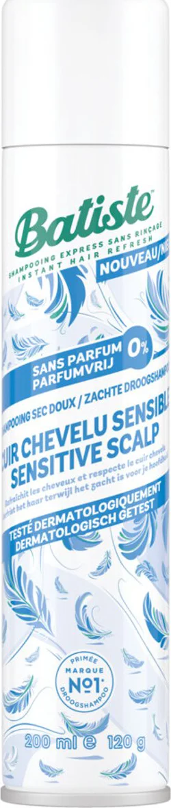 Batiste Sensitive Zachte Droogshampoo 200ML
