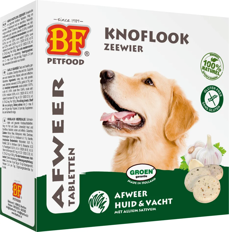 16x BF Petfood Hondensnoepjes Anti-vlo Zeewier 55 stuks