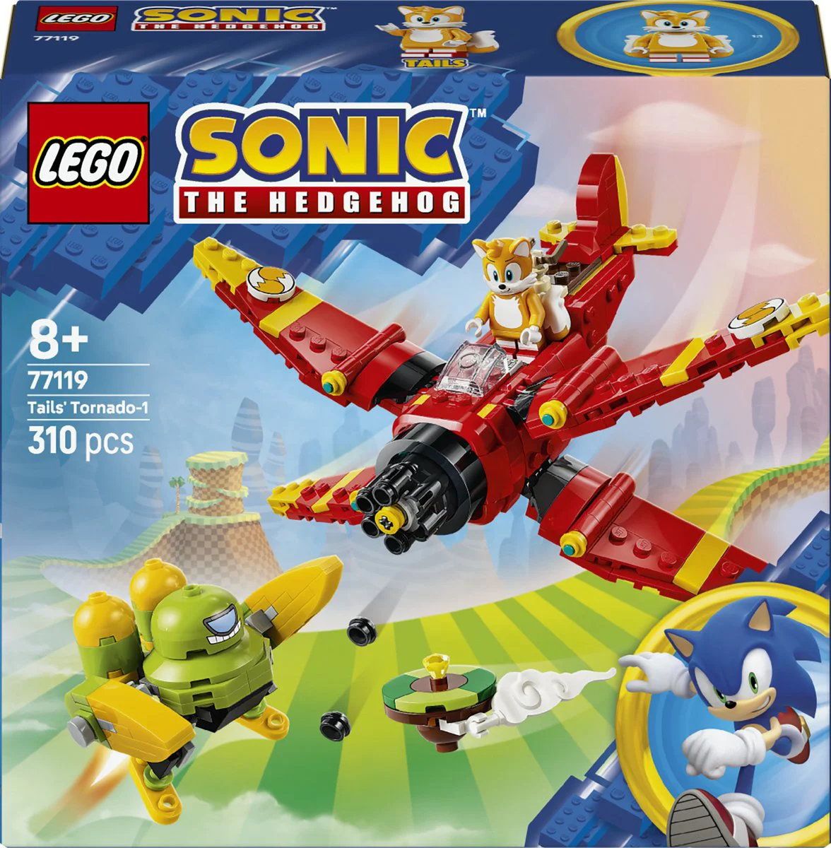 LEGO Sonic the Hedgehog Tails en zijn Tornado-1 77119