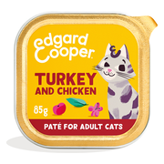 Edgard & Cooper Kattenvoer Adult Pate Kalkoen - Kip 85 gr