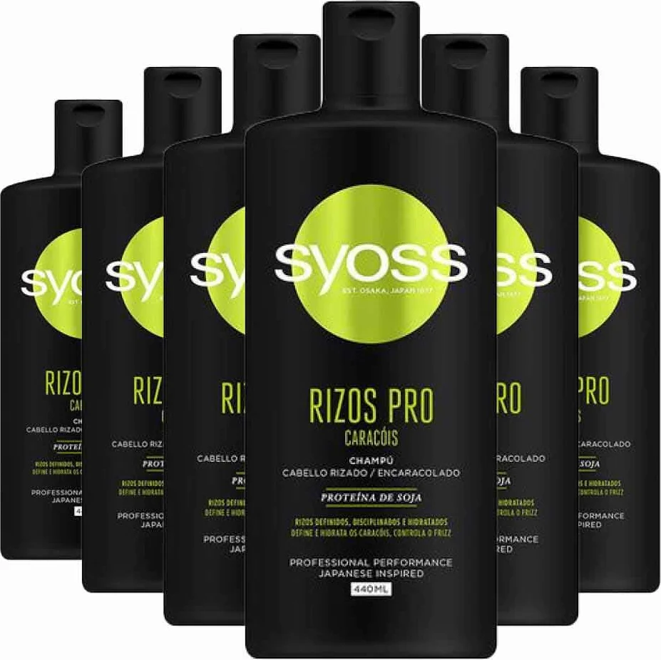 6x Syoss Shampoo Pro Curls 440 ml